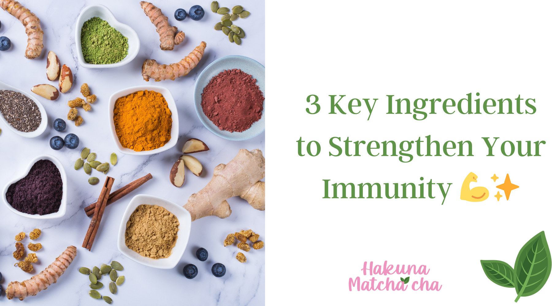 3 Key Ingredients to Strengthen Your Immunity 💪✨
