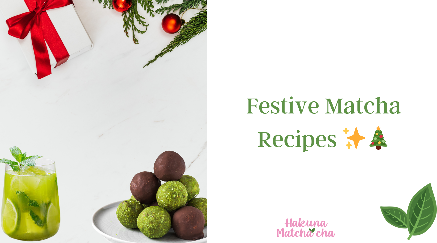 Festive Matcha Recipes ✨🎄