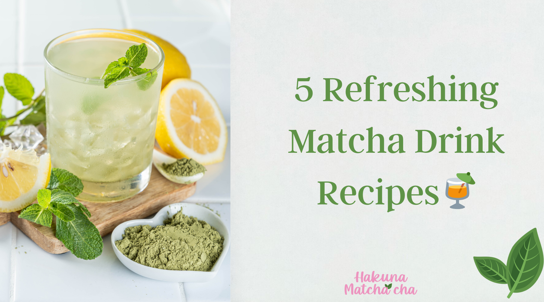5 Refreshing Matcha Drink Recipes to Cool Off This Summer 🌞🍹