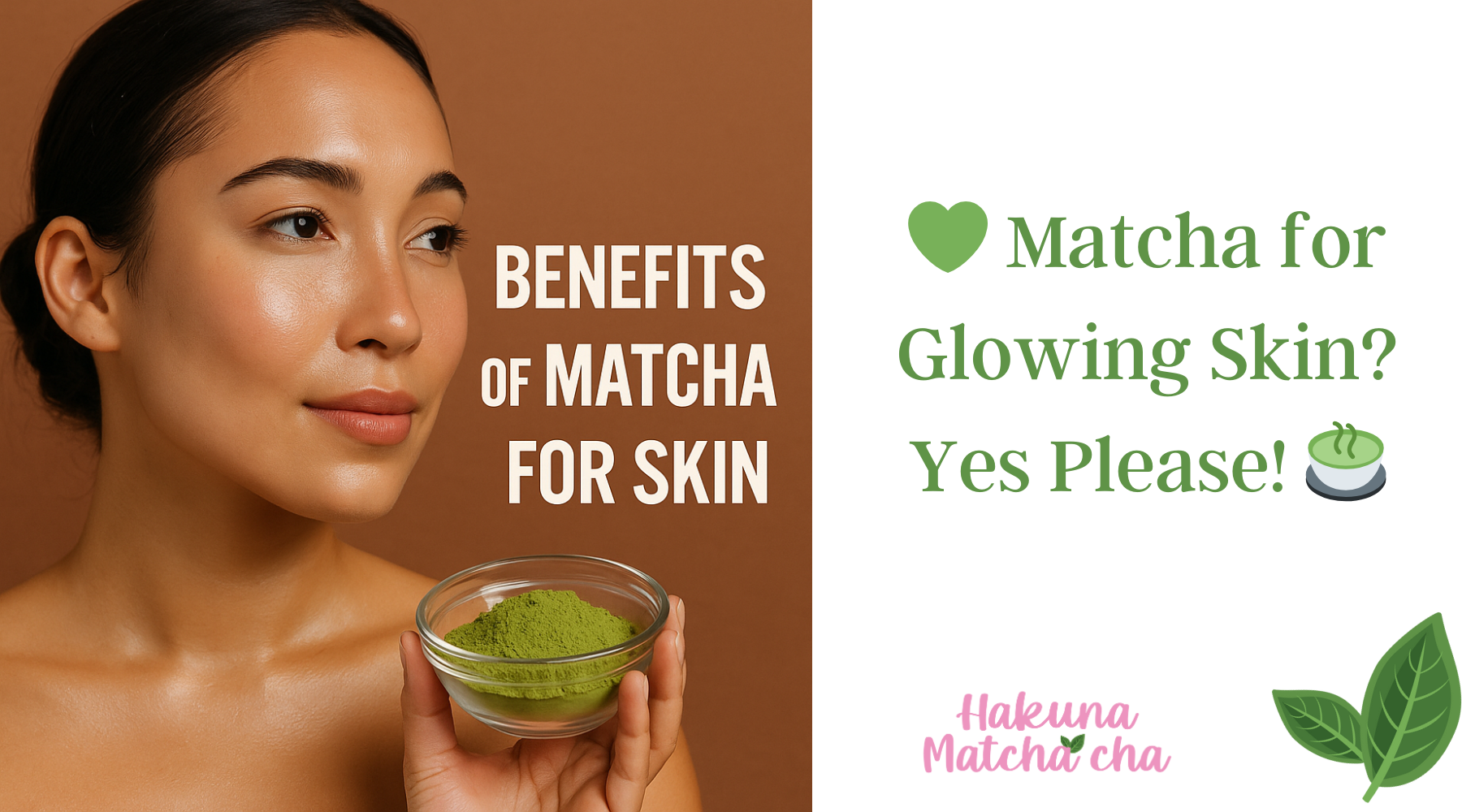 🌟 Glowing Skin Naturally: Why Matcha Should Be Part of Your Skincare Routine