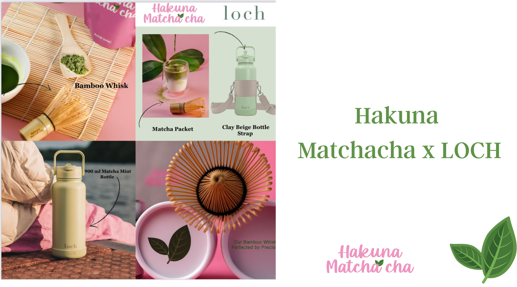 ♻️ Sip Consciously: Hakuna Matchacha x LOCH — When Sustainability Meets Wellness 🌿