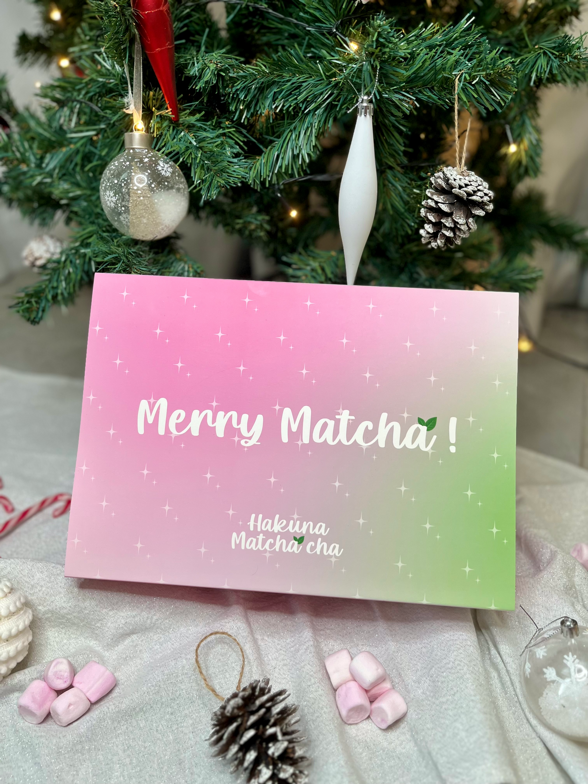 Christmas gift boxe matcha