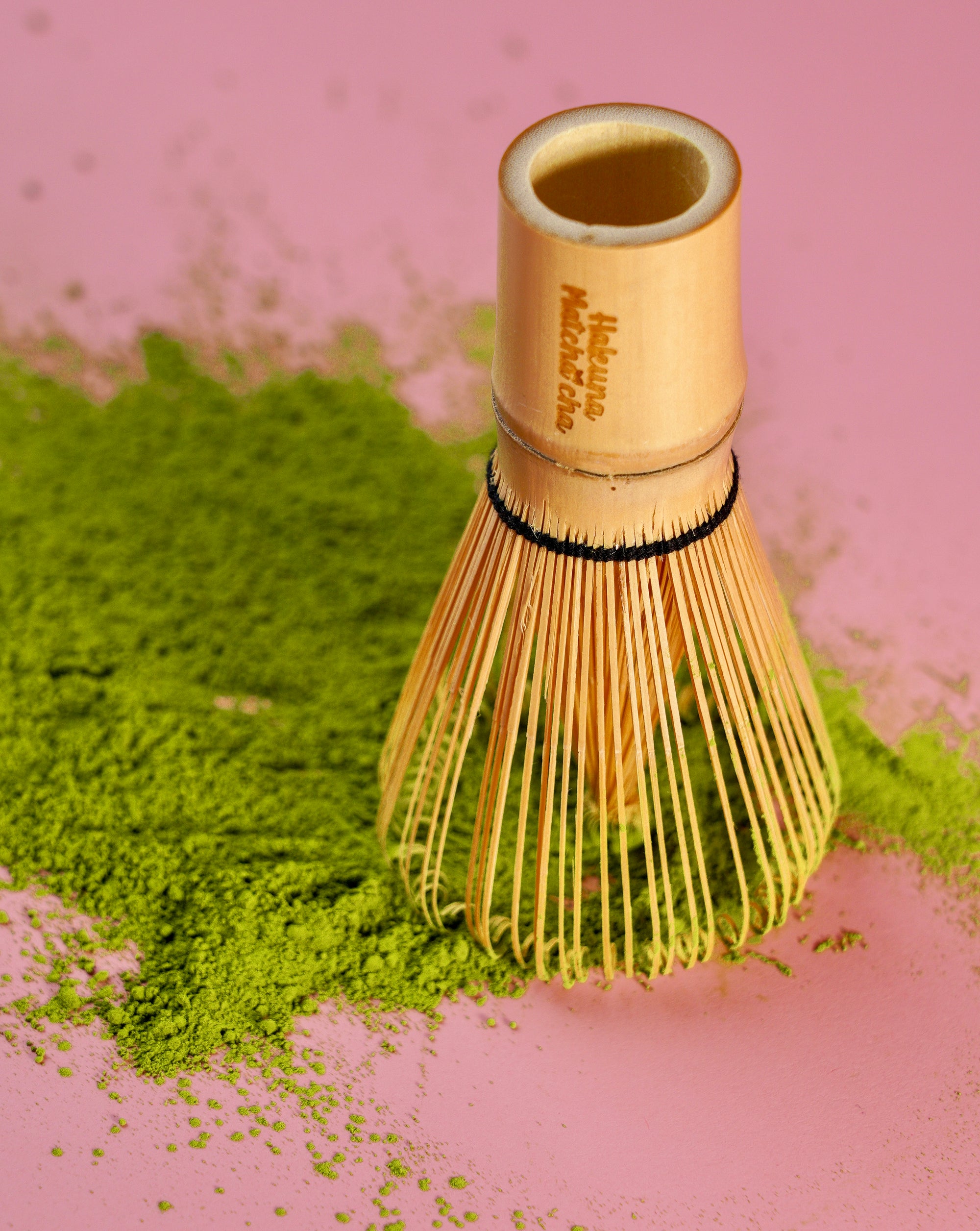 Bamboo whisk matcha