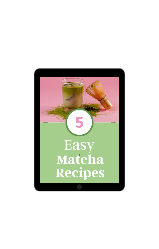 5 Matcha recipes - Ebook